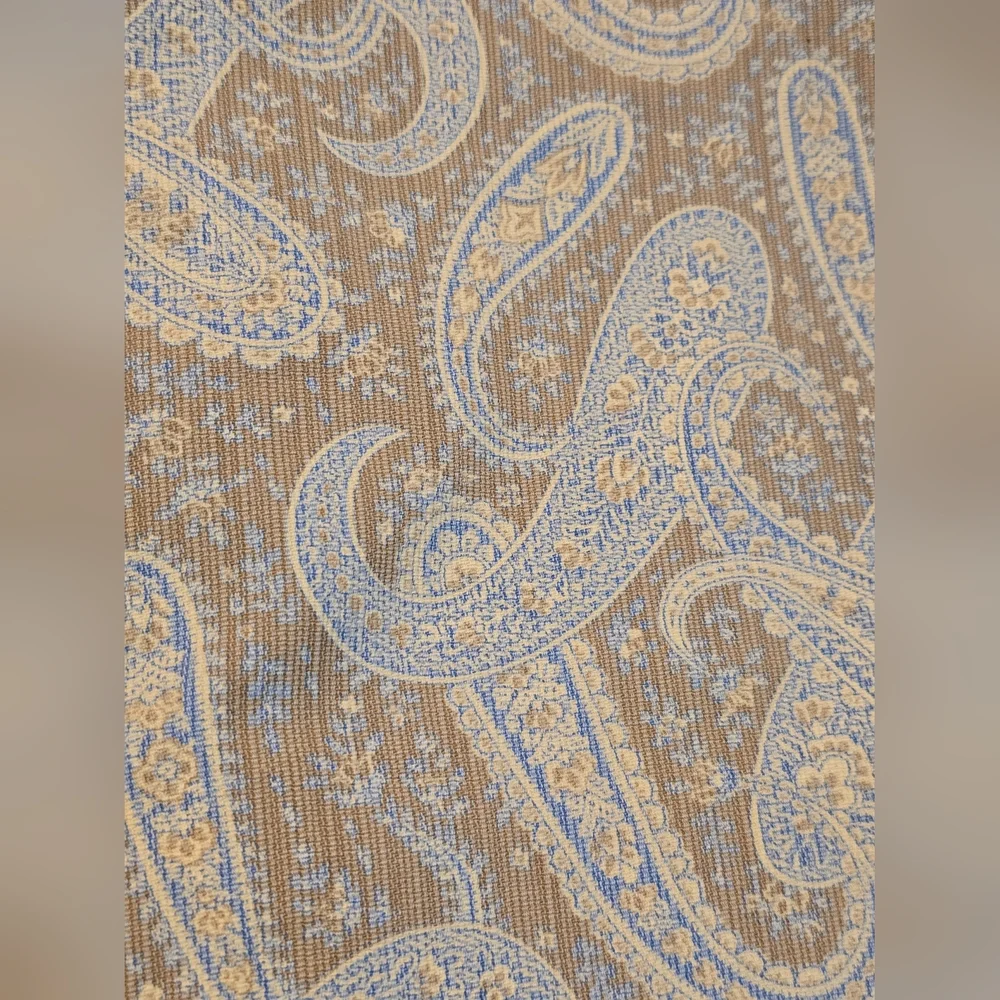 Vintage Women's Tommy Hilfiger Paisley Print Jeans Size 4 Brown, Blue & Tan - Picture 3 of 8